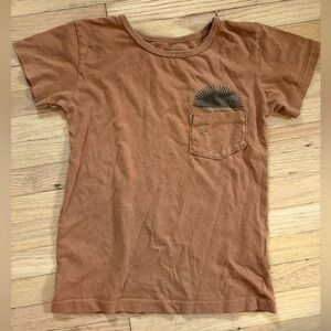 Brown Mollusk Boys Shirt Size 4 Sun